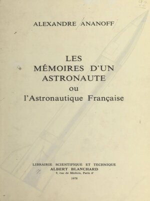 cover image of Les mémoires d'un astronaute